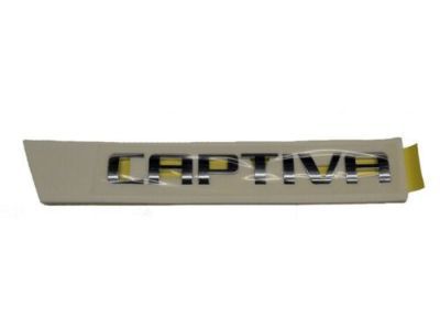 GM 96804064 Nameplate