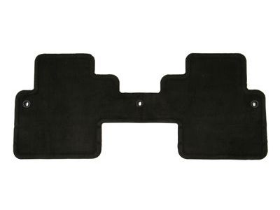 Buick 25942945 MAT PKG,REAR CARPET(INCLUDES 2,3)(EBONY)(INSTALL 0.10)(29.333 KG)(16.800)(W/QUARTER TURN RETAINER)(FOR 1ST DESIGN SEE 25910564)