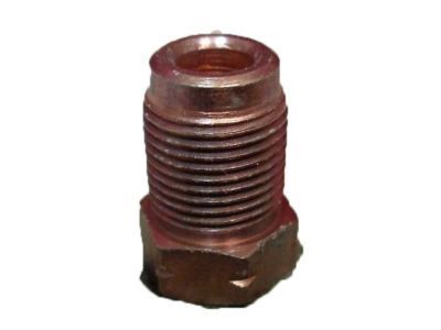 Cadillac 11516405 NUT,MALE W/MUSHROOM FLARE,W/6MM TUBE,M12X1,20.6THK,13 O.D.,STEEL,PHOSPHATE ZINC ORGANIC(BRAKE PRESSURE MOD VALVE FRONT BRACKET PIPE)(PART OF 43)