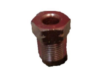 Cadillac 11516405 NUT,MALE W/MUSHROOM FLARE,W/6MM TUBE,M12X1,20.6THK,13 O.D.,STEEL,PHOSPHATE ZINC ORGANIC(BRAKE PRESSURE MOD VALVE FRONT BRACKET PIPE)(PART OF 43)