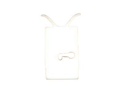 GM 25552855 Body Side Molding Retainer, Center Passenger Side