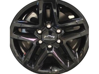 GM 23376218 Wheel, Alloy, Gloss Black
