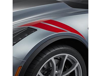 Chevy 23507127 DECAL PKG,BODY(INCLUDES 2,3)(RED)(INSTALL 0.50)(0.1 KG)(FENDER HASH)