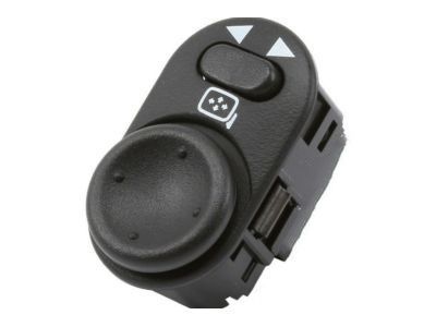 Chevy 15250458 SWITCH,OUTSIDE REAR VIEW MIRROR REMOTE CONTROL(EBONY)(TOP OF SWITCH IS OVAL ON BOTH ENDS)
