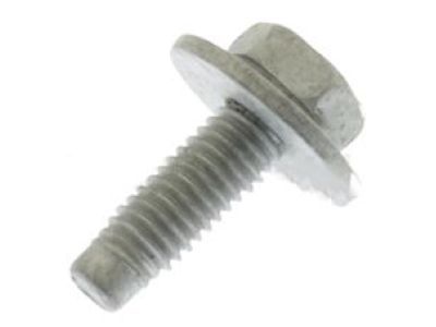 Buick 11519375 BOLT,OIL PUMP SUCTION PIPE BRACKET(PART OF 22)(M6X1X19,17 OUTSIDE DIAMETER)(HX HEAD FLAT WASHER)(10 THREAD)(8.900)