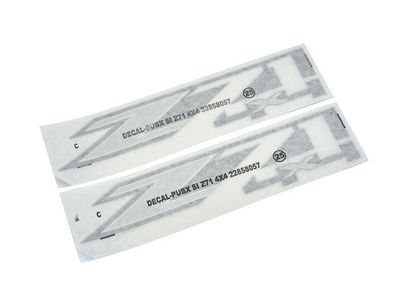 GMC 23221558 DECAL PKG,BODY(INCLUDES 2)(INSTALL 0.20)(0.01 KGS)(Z71 4X4)(SILVER & CHARCOAL ON CHROME)