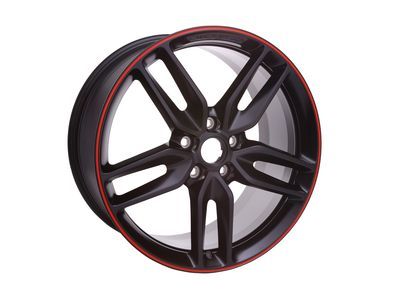 GM 19302118 Wheel, Black; Red, Rear