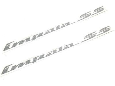 GM 10248742 Nameplate, Front, Stainless Steel