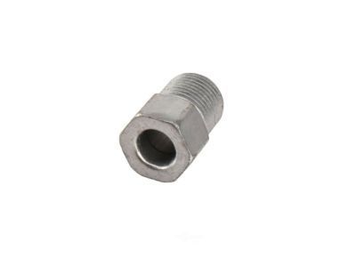 Chevy 11569786 NUT,REAR BRAKE FRONT PIPE(PART OF 1,16)(M12X1)(NUT-INVERTED FLARE TUBE,FITS 1/4IN TUBE)(M12X1 W/INVERTED FLARE FOR 1/4IN TUBE PER 2D PRINT)