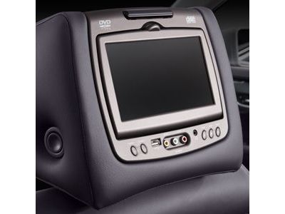GM 84247104 Entertain System, Black, Front, Leather