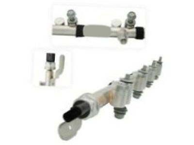 2005 Chevy Aveo Fuel Rail - 96386762