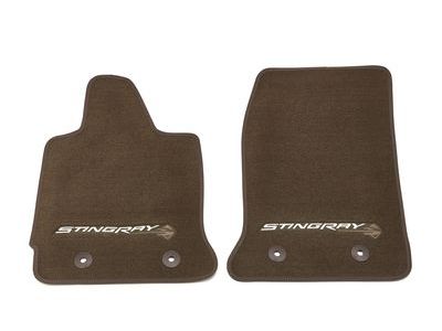 Chevy 22801664 MAT PKG,FRONT CARPET(INCLUDES 10,15)(BROWNSTONE)(INSTALL 0.10)(0.75 KGS)(W/MOJAVE STITCH)(W/STINGRAY LOGO)