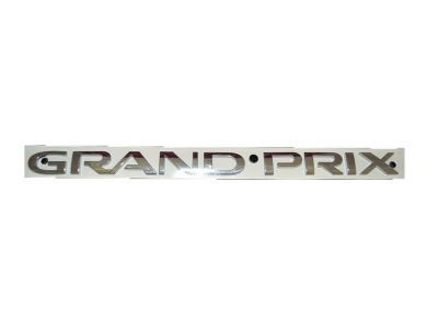GM 10378107 Nameplate, Rear