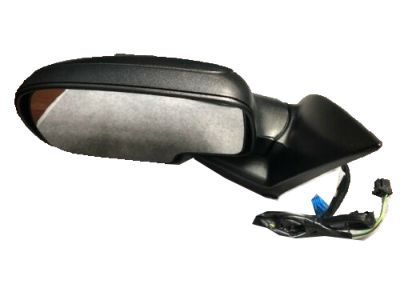 GM 15226944 Mirror, Black, Rear Driver Side