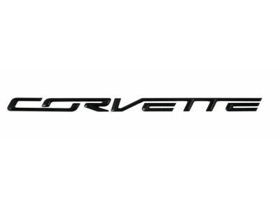 GM 22996232 Nameplate, Carbon
