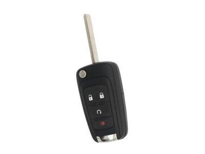 Chevy 13501916 KEY,DOOR LOCK & IGNITION LOCK FOLDING (W/ REMOTE CONTROL DOOR LOCK TRANSMITTER)(INCLUDES 22,23)(CODED)