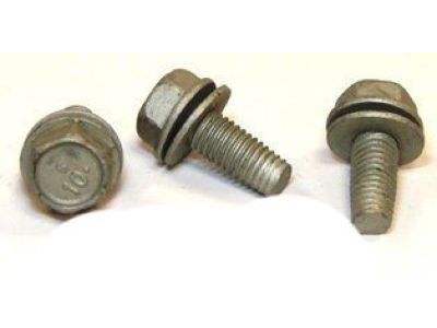 Chevy 11516885 SCREW,HEX FLANGED HEAD W/FLAT WASHER,TAP,M8X1.25X20,7THD,17 O.D.,TRIM POINT,6202M,PHOSPHATE ZINC ORGANIC(FRAME REINFORCEMENT)