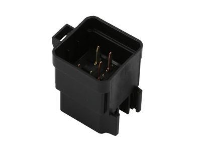 GM 19118886 Fuel Pump Relay, Black; Gray; Green, Driver Side
