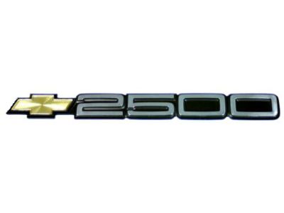 GM 15551234 Nameplate, Front