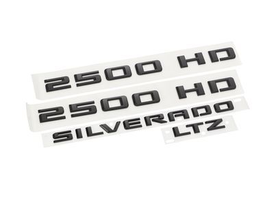 Chevy 84402407 EMBLEM PKG,BODY(INCLUDES 2-4)(BLACK)(INSTALL 0.80)(0.101 KG)(2500HD LTZ)