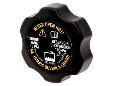 GM 15075118 Radiator Cap, Green Line