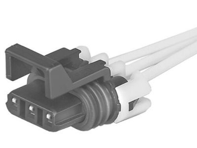GM 12117025 Harness Connector, Black