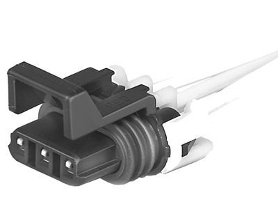 GM 12117025 Harness Connector, Black