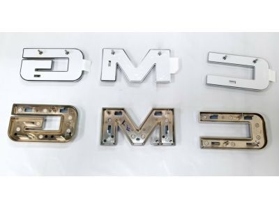 GM 84364356 Nameplate, Black