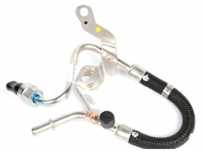 Buick 12636128 PIPE,FUEL FEED(INCLUDES 17,20)(AT ENGINE)(PART MUST BLACK ENAMEL REPLACED ONCE REMOVED)