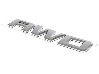 GM 15292647 Nameplate, Rear