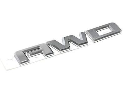 GM 15292647 Nameplate, Rear
