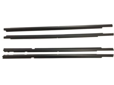 GM 84175889 Belt Molding, Black, Rear Driver Side
