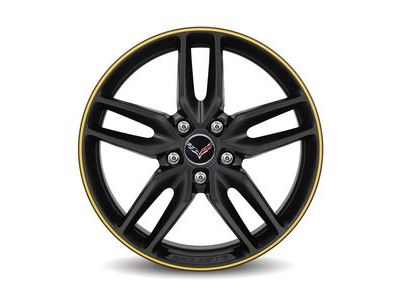 GM 19302119 Wheel, Black; Yellow