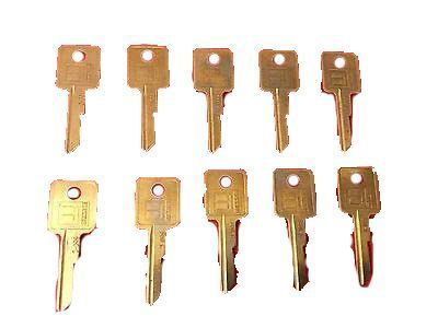 Pontiac 26007687 KEY,IGNITION LOCK(SQUARE HEAD W/O RESISTOR)(GROOVE C)