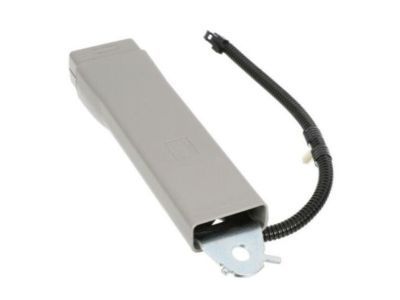 GM 19121539 Buckle End, Titanium, Driver Side