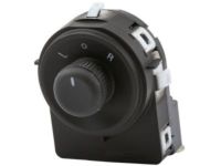 GM 13408436 Mirror Switch, Black, Rear