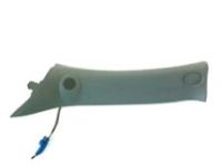 GM 15234699 Windshield Pillar Trim, Black; Gray, Driver Side