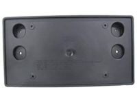 GM 15933051 License Frame, Black, Front