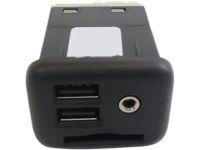 GM 22990883 Auxiliary Jack, Black