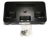 GM 84186106 License Bracket, Black, Front