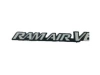 GM 22619418 Nameplate, White, Front