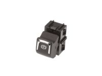GM 22818055 Parking Brake Switch, Silver Trim
