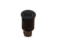GM 20944422 Auxiliary Jack, Jet Black