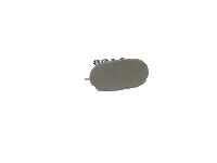 GM 15278014 Upper Quarter Trim Plug, Titanium