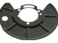 Chevrolet Malibu Brake Backing Plate - 25811780 Splash Shield, Green Line, Driver Side