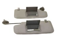 GM 22919763 Sunvisor, Titanium, Passenger Side