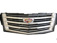 GM 23399558 Upper Grille, Black, Front