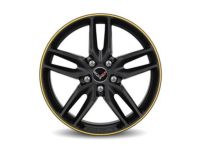 GM 19302119 Wheel, Black; Yellow