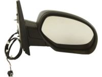 GM 20809948 Mirror Assembly, Black, Rear Passenger Side