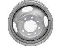 GM 22820201 Wheel, Rear Or Spare, Silver, Front
